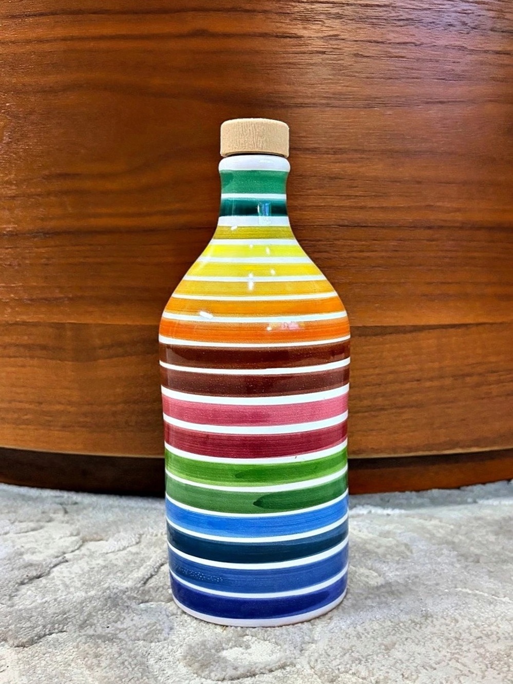 Muraglia Olive Oil Striped Bottle